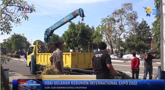 Alun-alun Kebumen akan dilakukan perapihan kembali setelah gelaran KIE 2022.